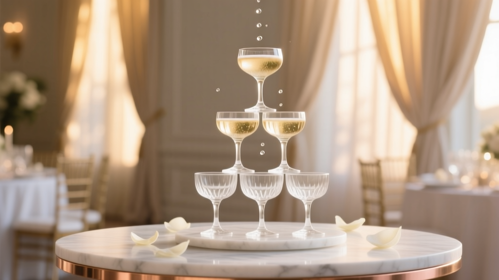 How to Do a Champagne Tower at Wedding: The 7-Step Stress-Free Setup Guide (No Spills, No Wobbles, No Last-Minute Panic)