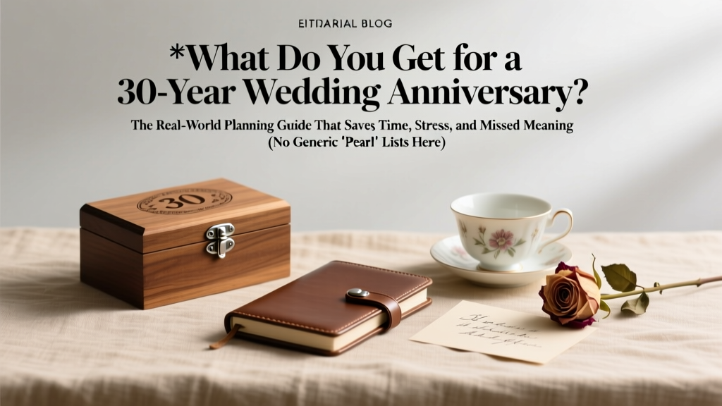 What Do You Get for a 30 Year Wedding Anniversary? The Real-World Planning Guide That Saves Time, Stress, and Missed Meaning (No Generic 'Pearl' Lists Here)