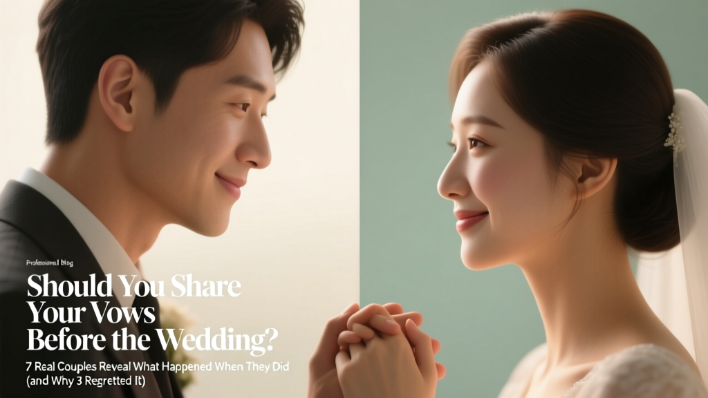 Should You Share Your Vows Before the Wedding? 7 Real Couples Reveal What Happened When They Did (and Why 3 Regretted It)