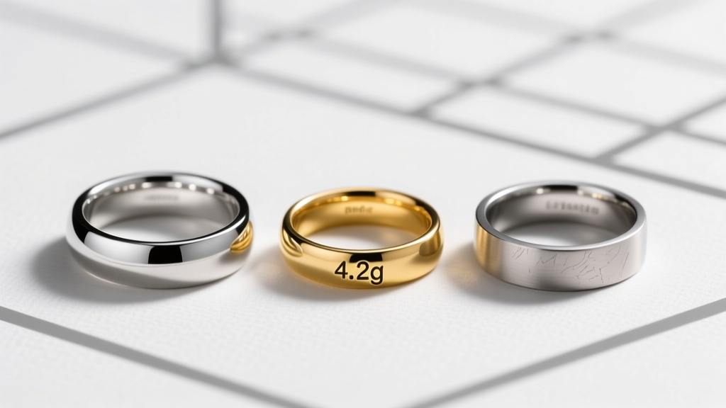 How Much Does a Man's Wedding Ring Weigh? The Real-World Weight Guide (With Platinum, Gold & Titanium Comparisons + Why 4.2g Feels Perfect)