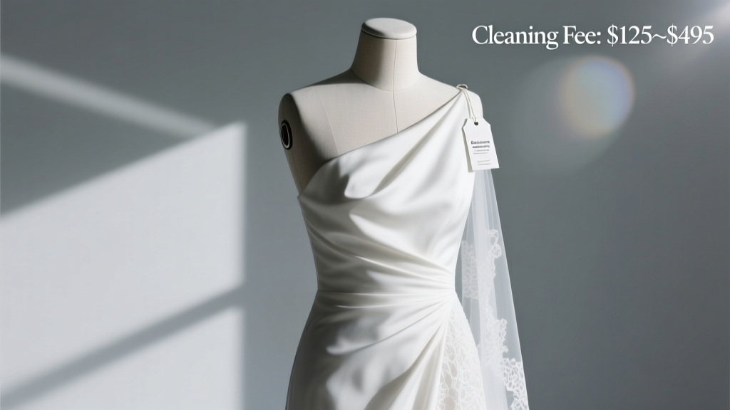 How Much Does It Cost to Clean a Wedding Dress? The Real Price Breakdown (Spoiler: $125–$495 Isn’t the Whole Story — Here’s What Adds $200+ in Hidden Fees)