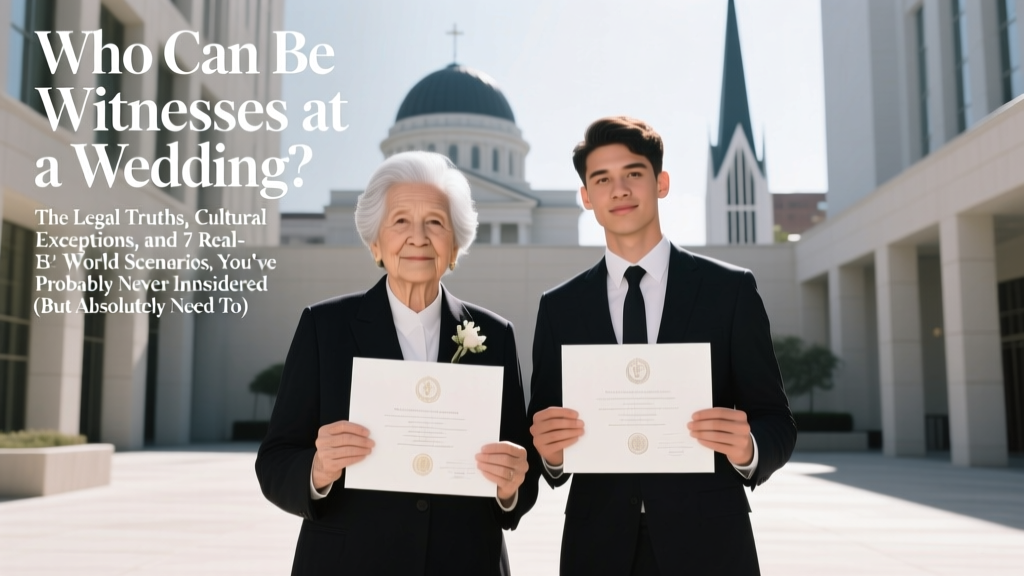 Who Can Be Witnesses at a Wedding? The Legal Truths, Cultural Exceptions, and 7 Real-World Scenarios You’ve Probably Never Considered (But Absolutely Need To)