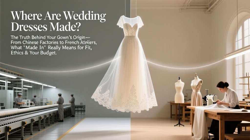 Where Are Wedding Dresses Made? The Truth Behind Your Gown’s Origin—From Chinese Factories to French Ateliers, What ‘Made In’ Really Means for Fit, Ethics & Your Budget