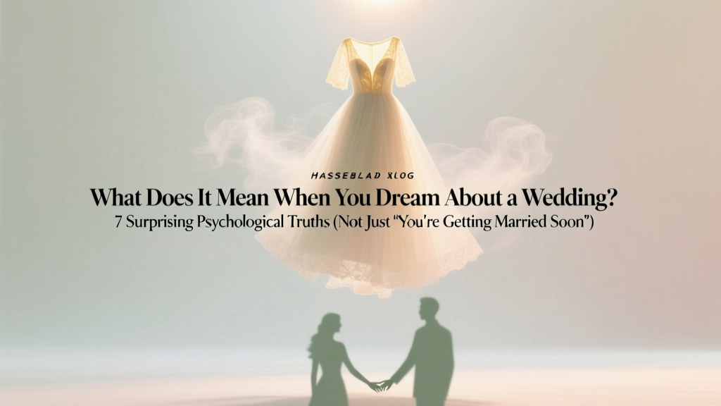 What Does It Mean When You Dream About a Wedding? 7 Surprising Psychological Truths (Not Just 'You're Getting Married Soon')