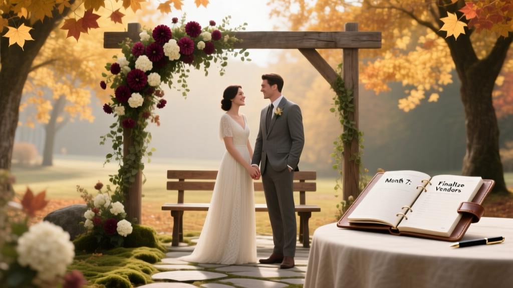 How to Plan a Fall Wedding Without the Stress: A Realistic 7-Month Timeline (With Exact Dates, Vendor Deadlines & Budget-Saving Swaps That Actually Work)