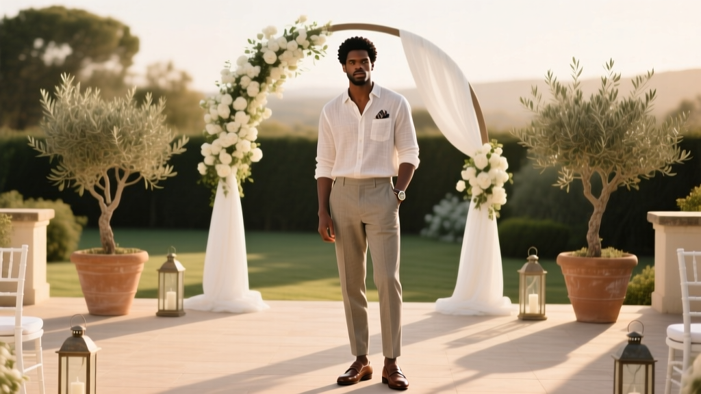 Is it OK to wear chinos to a wedding? Here’s the real dress code breakdown (with venue type, time of day, and invitation clues decoded so you skip the awkward outfit regret)