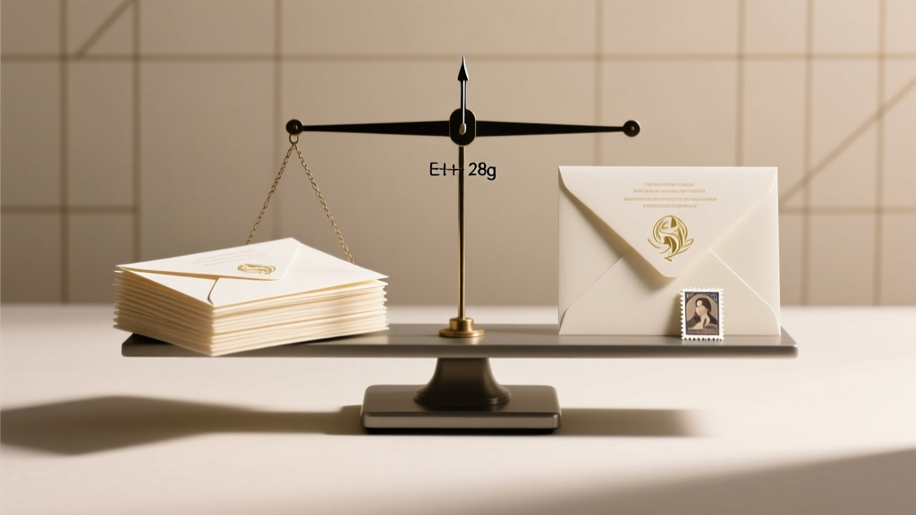 How Many Stamps to Put on Wedding Invitations: The Exact Weight-Based Formula (No Guesswork, No Post Office Runs, No Late RSVPs)