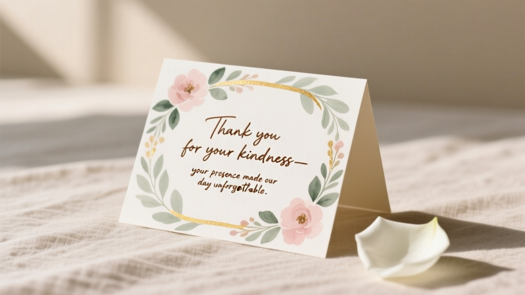 What to Say on Wedding Thank You Cards: 7 Realistic, Heartfelt Phrases (That Actually Get Mailed—Not Stuck in a Drawer for 6 Months)