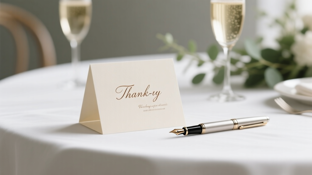 What to Write on a Wedding Thank You Card: The 7-Second Rule, 3 Must-Include Phrases (and 5 Sentences That Instantly Feel Personal—Even If You’re Writing 120 Cards)
