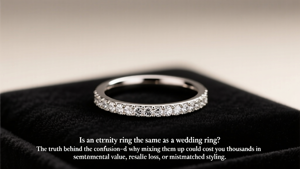 Is an eternity ring the same as a wedding ring? The truth behind the confusion—and why mixing them up could cost you thousands in sentimental value, resale loss, or mismatched styling.