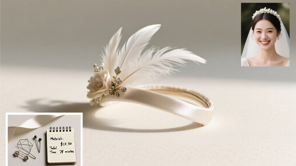 How to Make a Wedding Fascinator in Under 90 Minutes (Without Sewing, Glue Guns, or Prior Craft Experience) — Step-by-Step with Real Bride Photos & Cost Breakdown