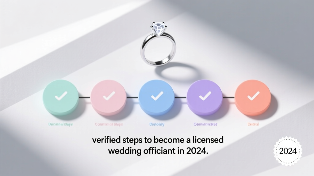 How to Become a Licensed Wedding Officiant in 2024: A Step-by-Step Minimal Checklist (No Law Degree, No Waiting 6 Months, Just 5 Verified Steps)