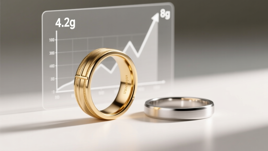 How Much Does an Average Wedding Band Weigh? The Surprising Truth About Metal Density, Comfort Fit, and Why Your 4.2g Ring Might Feel Like 8g (Especially If You Work With Your Hands)
