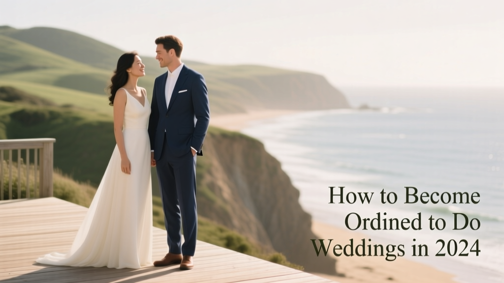 How to Become Ordained to Do Weddings in 2024: A Stress-Free 5-Step Checklist That Takes Less Than 10 Minutes (No Seminary, No Fees, & Legally Valid in 48 States)