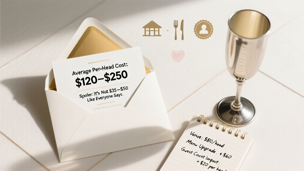 How Much Per Head at a Wedding *Really* Costs in 2024: A No-BS Breakdown by Venue, Menu, and Guest Count (Spoiler: It’s Not $35–$50 Like Everyone Says)