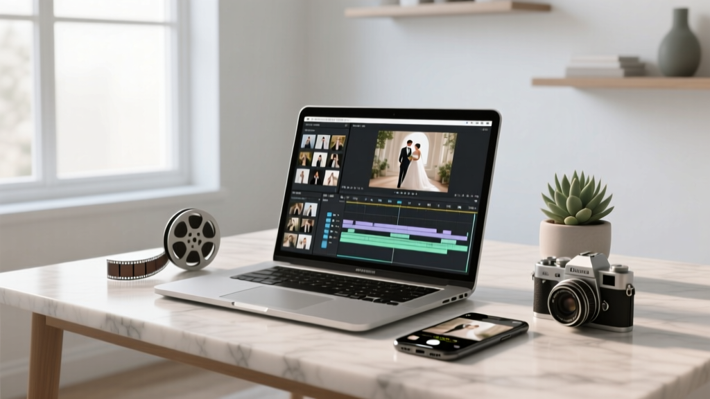 How to Make a Wedding Video with Pictures: The 7-Step Stress-Free Method That Turns 200 Photos & 30 Minutes of Footage Into a 5-Minute Cinematic Story—No Editing Experience Needed