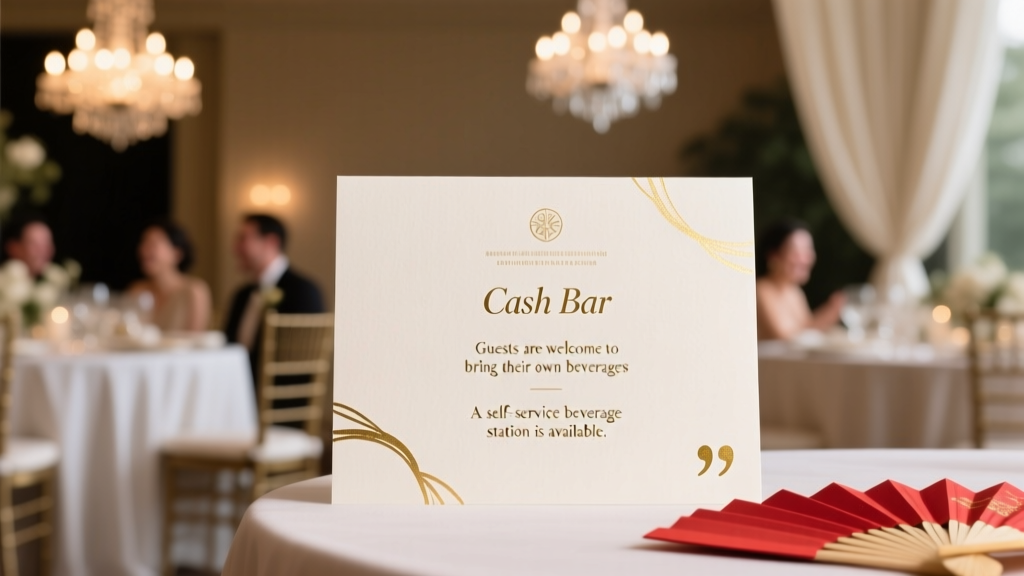How to Say Cash Bar on Wedding Invitation Without Sounding Cheap: 7 Polite, Clear & Culturally Smart Phrasings That Guests Actually Appreciate (and Why 'No Host Bar' Is Still the #1 Mistake)