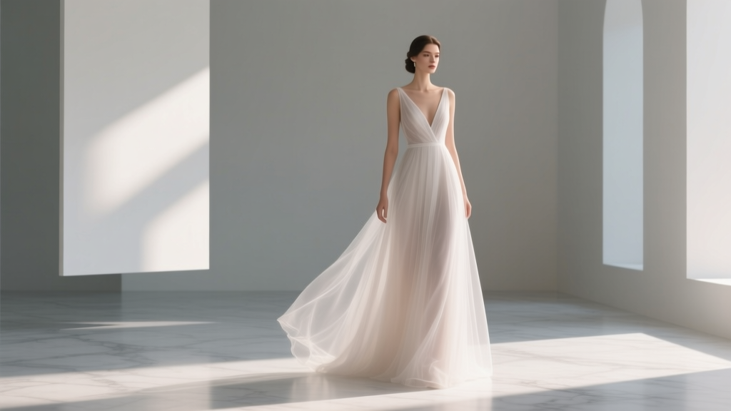 Why 73% of Brides Who Chose an A-Line V-Neck Chiffon Wedding Dress Avoided Last-Minute Alterations (and How You Can Too)