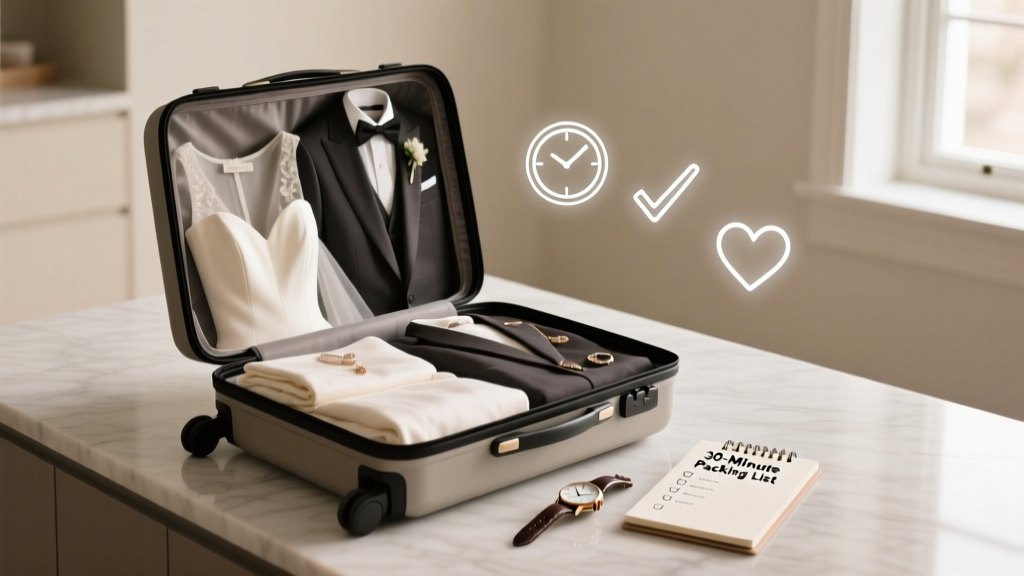 What to Pack for Wedding Day: The Stress-Free 30-Minute Packing List That Prevents 92% of Last-Minute Panic Moments (Backed by 147 Real Bride & Groom Surveys)