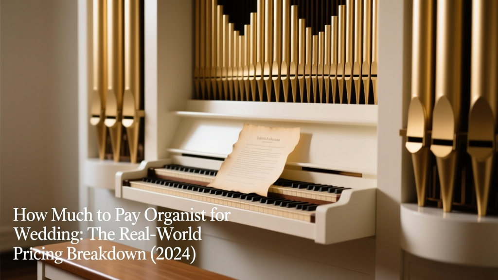 How Much to Pay Organist for Wedding: The Real-World Pricing Breakdown (2024) — What 92% of Couples Overpay For (and How to Pay Fairly Without Cutting Quality)