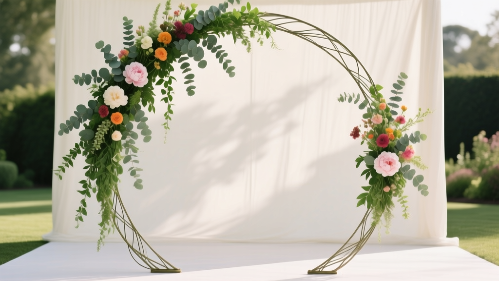 How to Decorate a Round Wedding Arch: 7 Foolproof Steps That Prevent Lopsided Greens, Wilted Blooms, and Last-Minute Panic (Even If You’ve Never Touched Floral Wire)