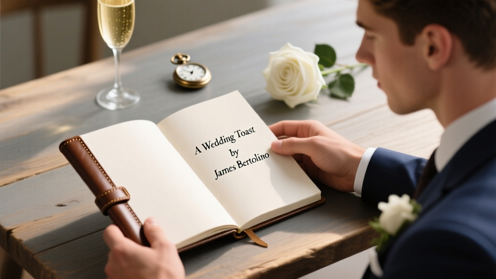 Why 'A Wedding Toast by James Bertolino' Is the Most Overlooked Yet Perfectly Structured Speech Template for Groomsmen, Brothers, and Best Men Who Dread Public Speaking — Here’s Exactly How to Adapt It Without Sounding Scripted or Corny (3-Minute Read)