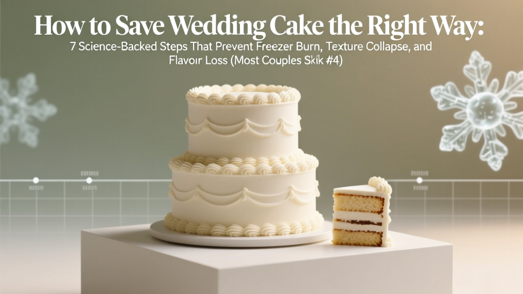 How to Save Wedding Cake the Right Way: 7 Science-Backed Steps That Prevent Freezer Burn, Texture Collapse, and Flavor Loss (Most Couples Skip #4)