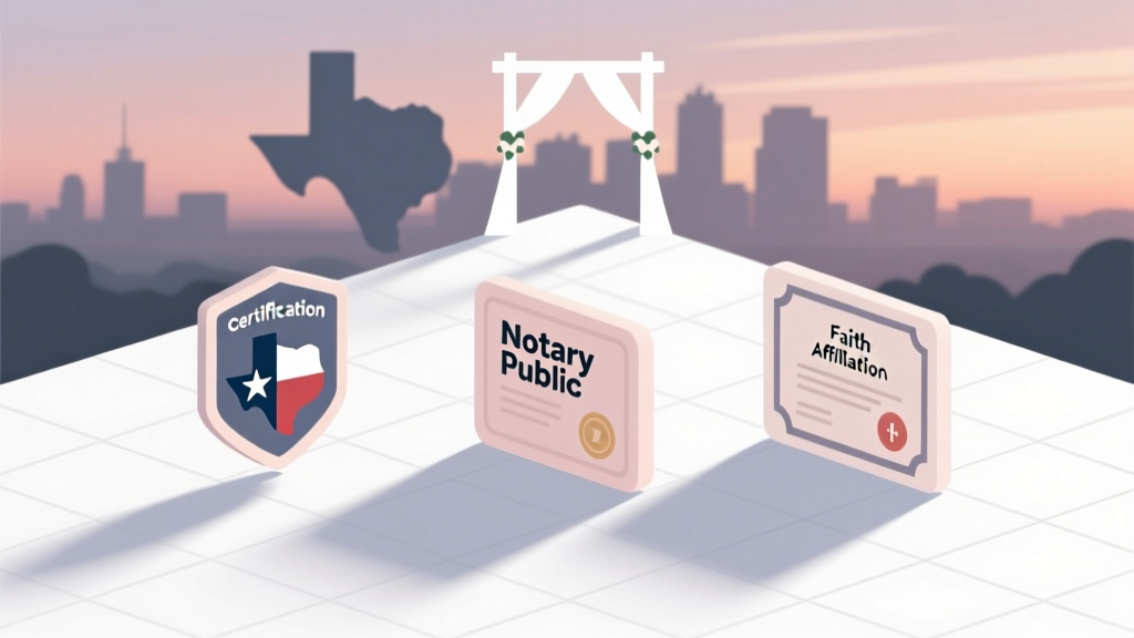 How to Become a Wedding Officiant in Texas in 2024: A Step-by-Step Minimal Checklist (No Seminary, No License Fee, Just 3 Verified Paths)