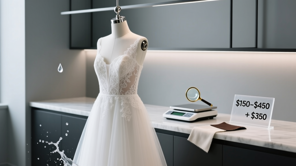 How Much to Have a Wedding Dress Cleaned: The Real Cost Breakdown (2024) — Why $150–$450 Is Normal, What Makes It Spike to $800+, and How to Avoid Getting Ripped Off