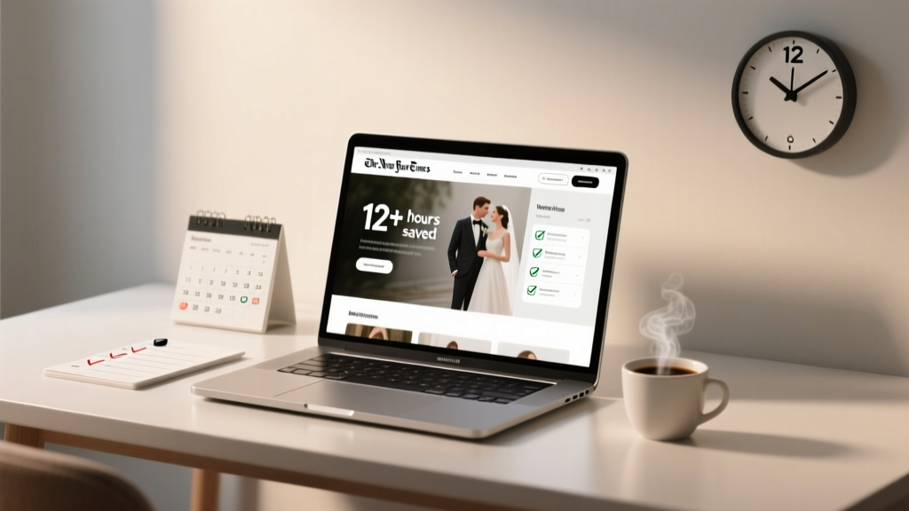 How to Choose a Wedding Website That Actually Saves You 12+ Hours of Planning Stress (Not Just Another Pretty Template)