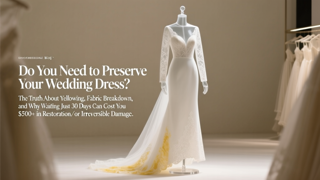 Do You Need to Preserve Your Wedding Dress? The Truth About Yellowing, Fabric Breakdown, and Why Waiting Just 30 Days Can Cost You $500+ in Restoration—or Irreversible Damage