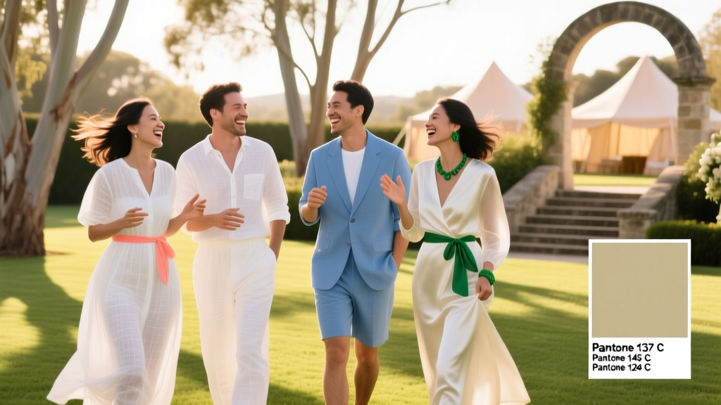 What Colors to Wear to a Summer Wedding: The 7-Second Rule That Saves You From Sweat Stains, Sunburnt Fabric, and Awkward Photo Bombs (Plus Exact Pantone Codes + Real Guest Photos)