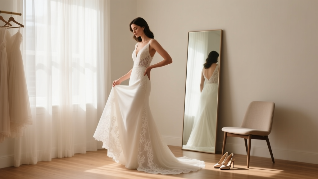 How to Try on Wedding Dresses at Home Like a Pro: 7 Foolproof Steps (No Fitting Room Needed, No Pressure, Just Real Confidence)