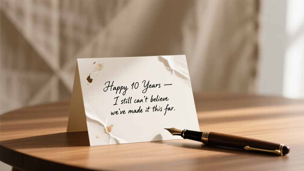 The 7-Second Rule for Writing a Message for Wedding Anniversary That Feels Personal (Not Generic) — Even If You’re Terrible at Words or Short on Time