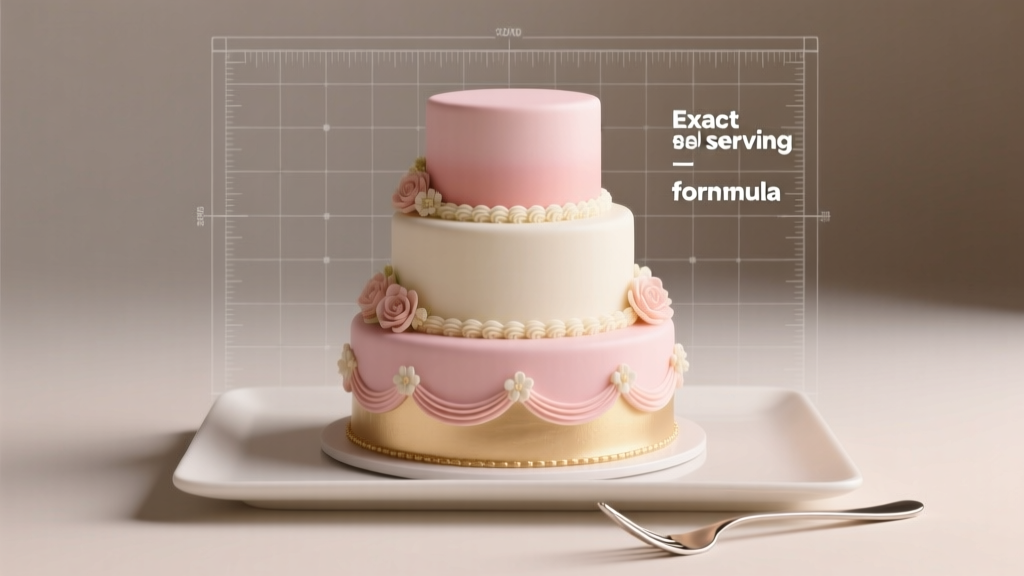 How Much Wedding Cake to Order: The Exact Serving Formula (No Guesswork, No Waste, No Awkward Last-Minute Cuts)