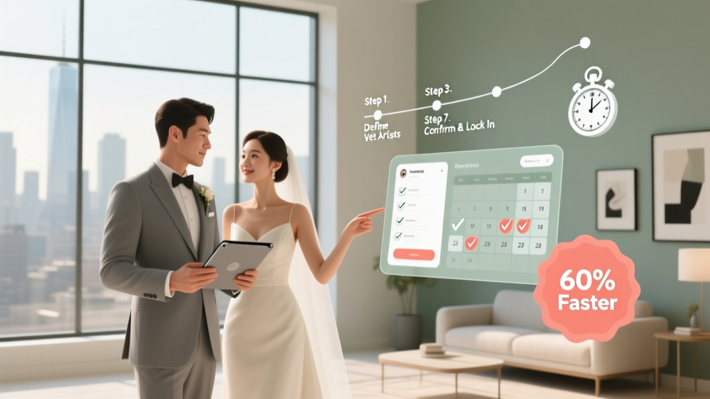 How to Book an Artist for a Wedding: The 7-Step Stress-Free System That Cuts Booking Time by 60% (and Avoids 3 Costly Mistakes 82% of Couples Make)