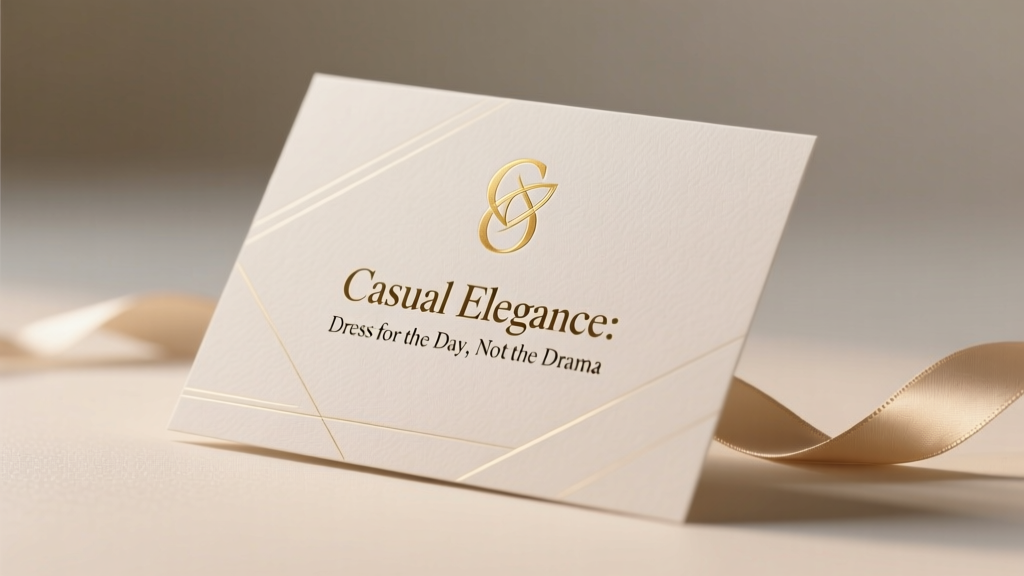 How to Word Casual Dress on Wedding Invitations (Without Sounding Sloppy, Confusing Guests, or Undermining Your Vibe): 7 Polished, Tested Phrases + Real Guest Response Data