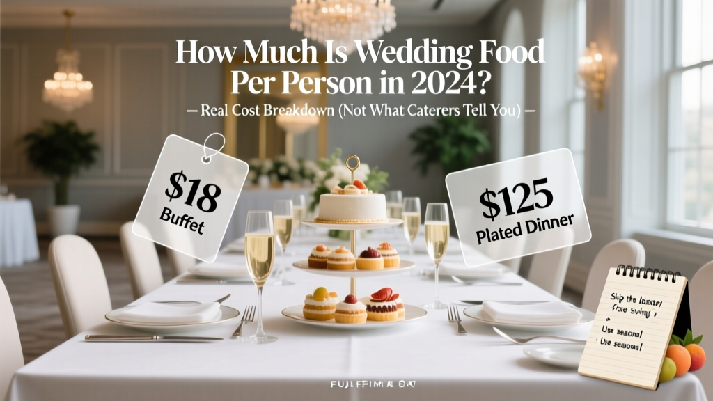 How Much Is Wedding Food Per Person in 2024? The Real Cost Breakdown (Not What Caterers Tell You) — From $18 Buffets to $125 Plated Dinners, Plus 7 Ways to Cut Costs Without Sacrificing Taste or Class