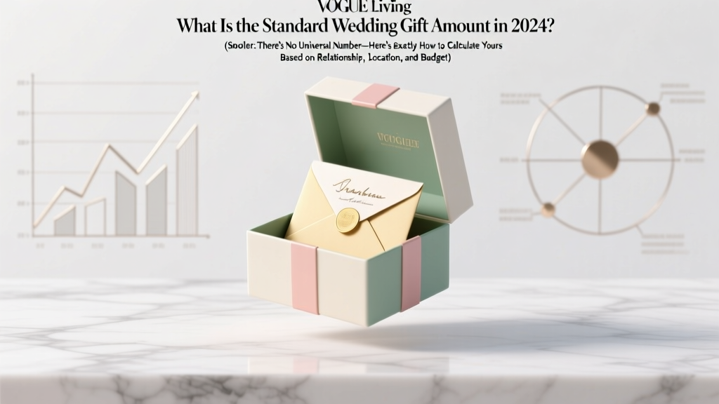 What Is the Standard Wedding Gift Amount in 2024? (Spoiler: There’s No Universal Number—Here’s Exactly How to Calculate Yours Based on Relationship, Location, and Budget)