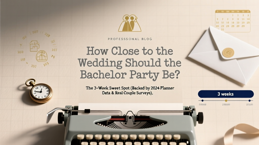 How Close to the Wedding Should the Bachelor Party Be? The 3-Week Sweet Spot (Backed by 2024 Planner Data & Real Couple Surveys)