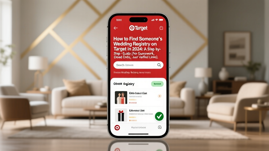 How to Find Someone's Wedding Registry on Target in 2024: A Step-by-Step Guide (No Guesswork, No Dead Ends, Just Verified Links)