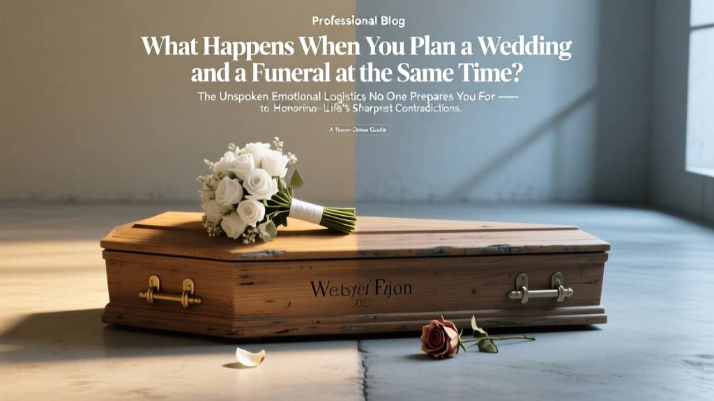 What Happens When You Plan a Wedding and a Funeral at the Same Time? The Unspoken Emotional Logistics No One Prepares You For — A Theme-Driven Guide to Honoring Life’s Sharpest Contradictions