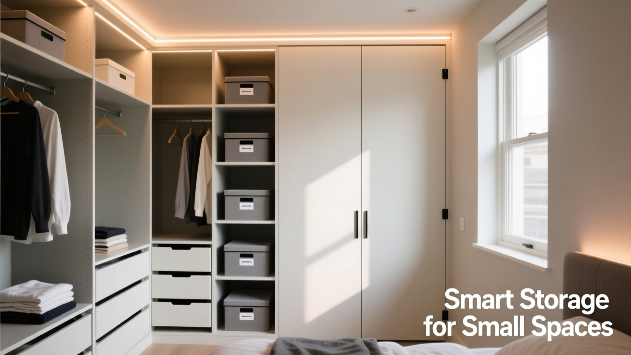 Closet Organization Systems For Small Bedrooms Under 120 Square Feet