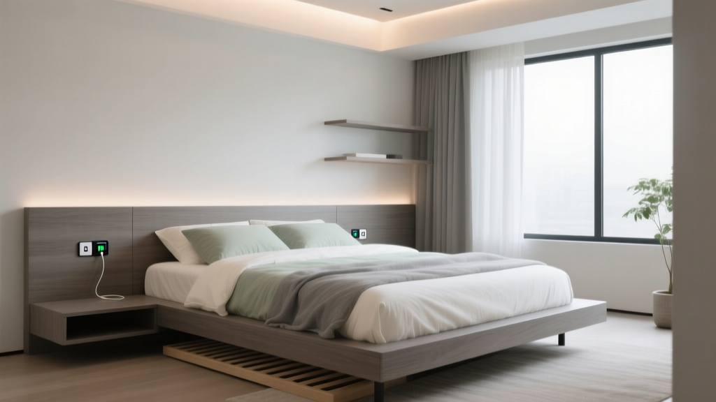 Modern Platform Beds With Integrated Charging Ports